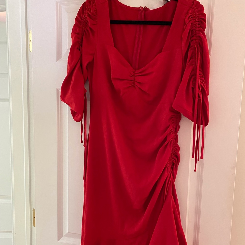 Rodarte X Universal Standard Designer Red Dress 2XS